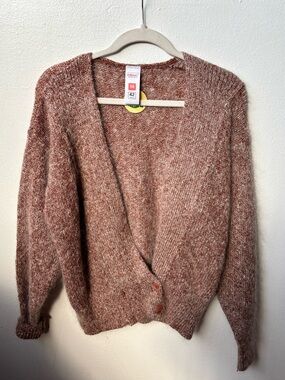 Vintage St. Michael marled knit cardigan